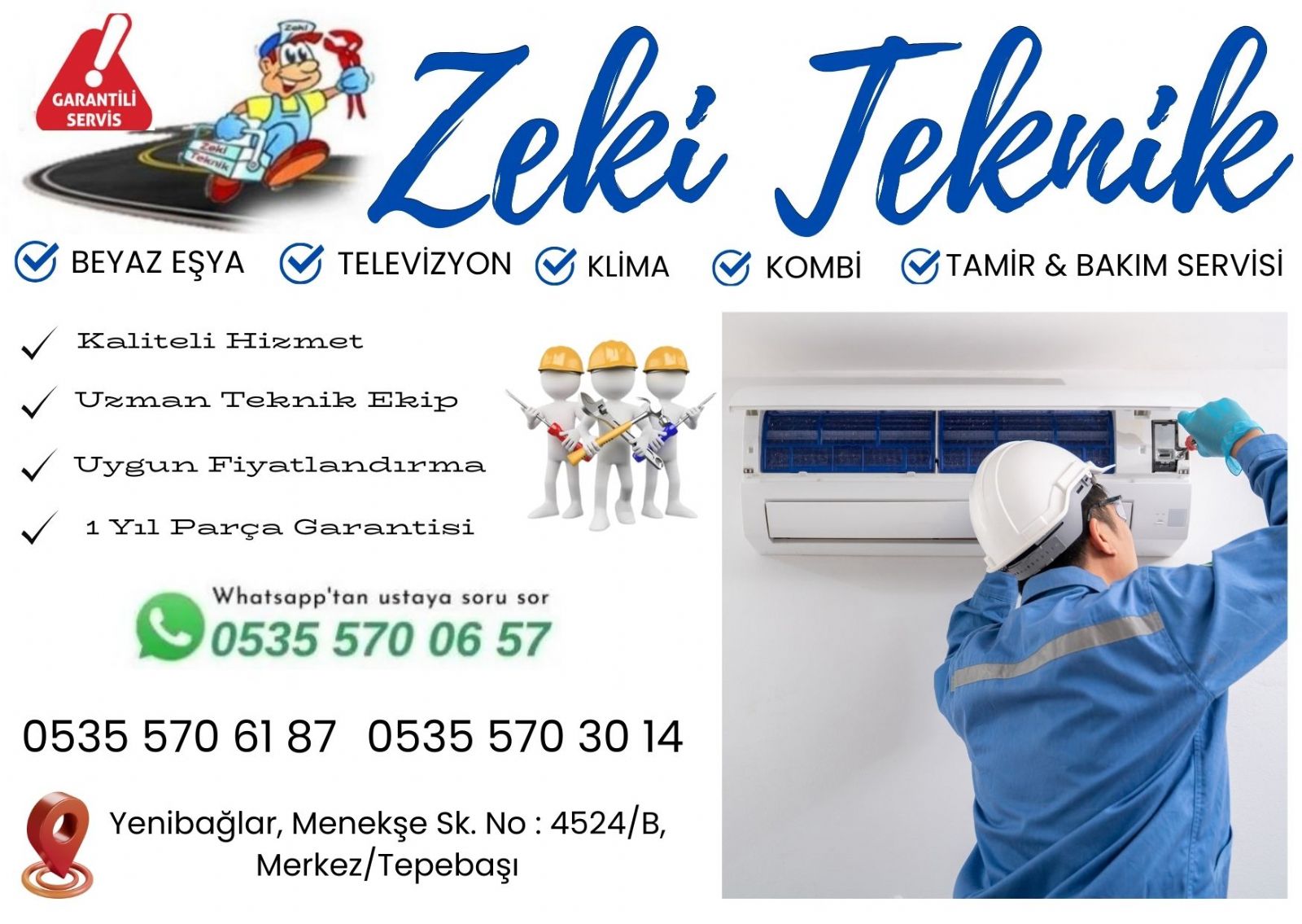 Tepebaşı Klima Servisi